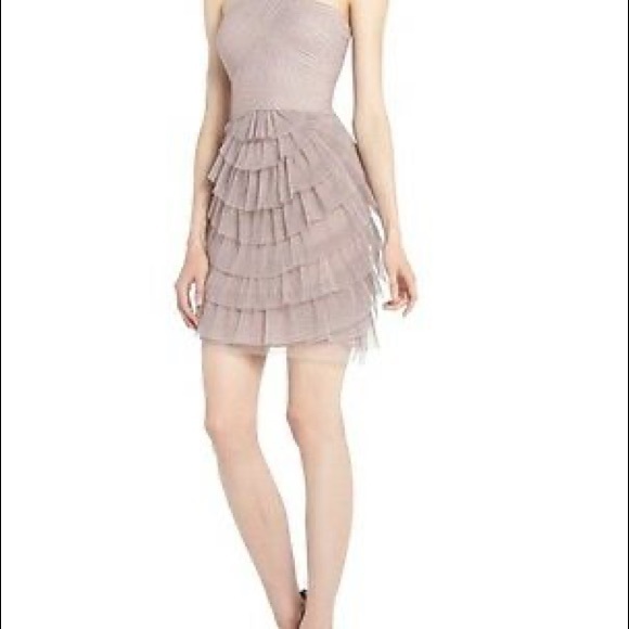 NWT BCBG cocktail dress size 12 lilac - Picture 6 of 7